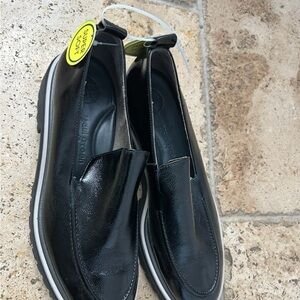 Black Leather Loafers